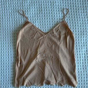 Zara Peach Knit Cami Top